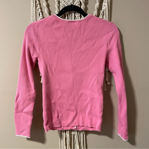 LOFT Pink Cardigan Small - Picture 4 of 4